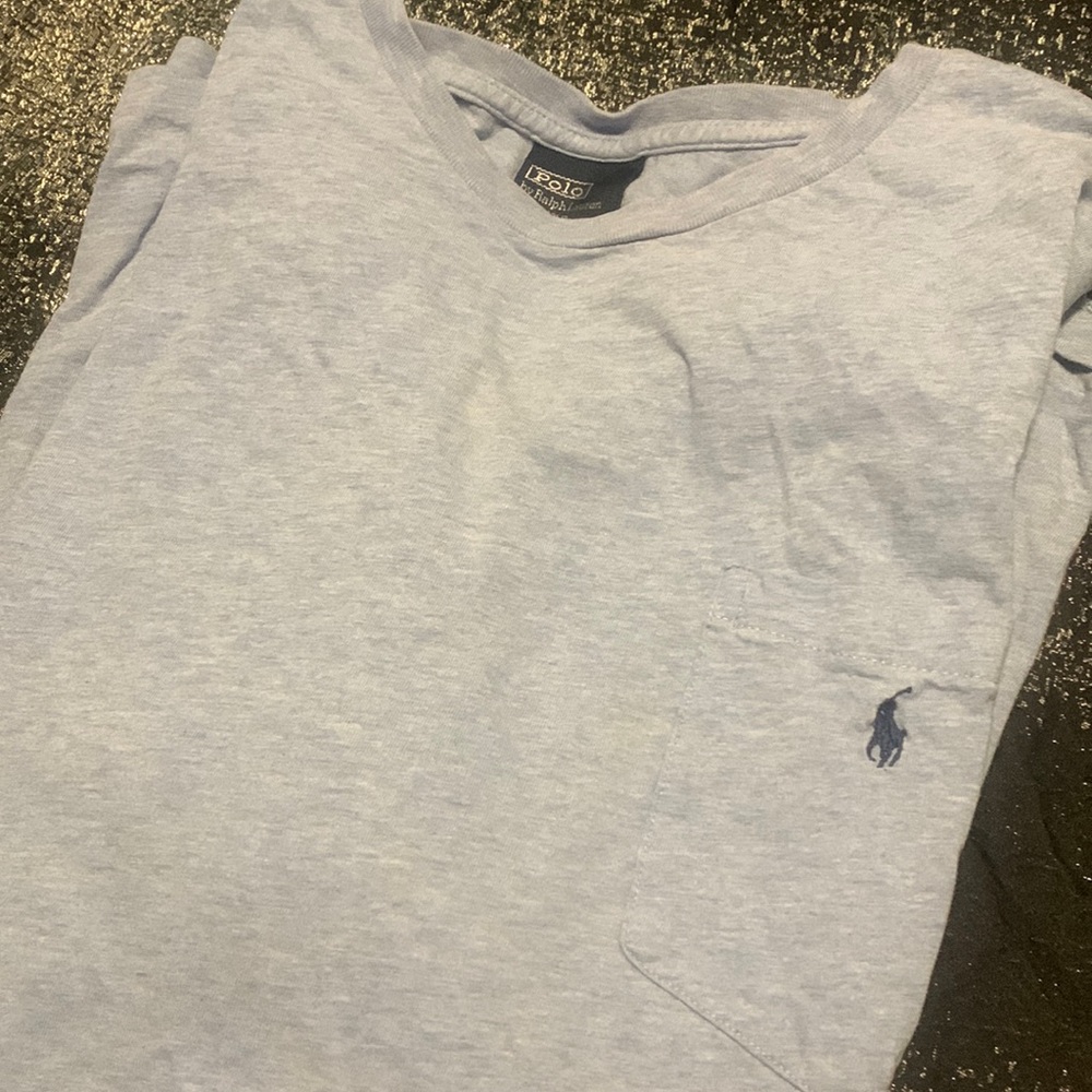Light blue hood condition Ralph Lauren tee